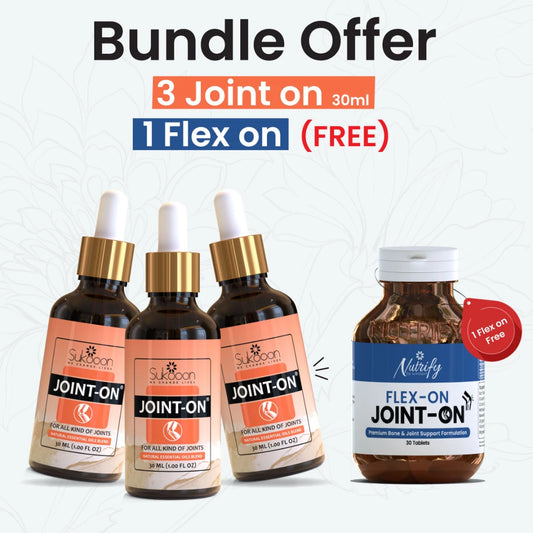 Joint-on (30ML) x 3 + Flex-on Tablets - Buy 3 & Get 1 FREE